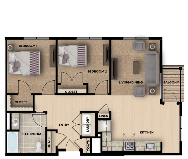 floorplan B1B